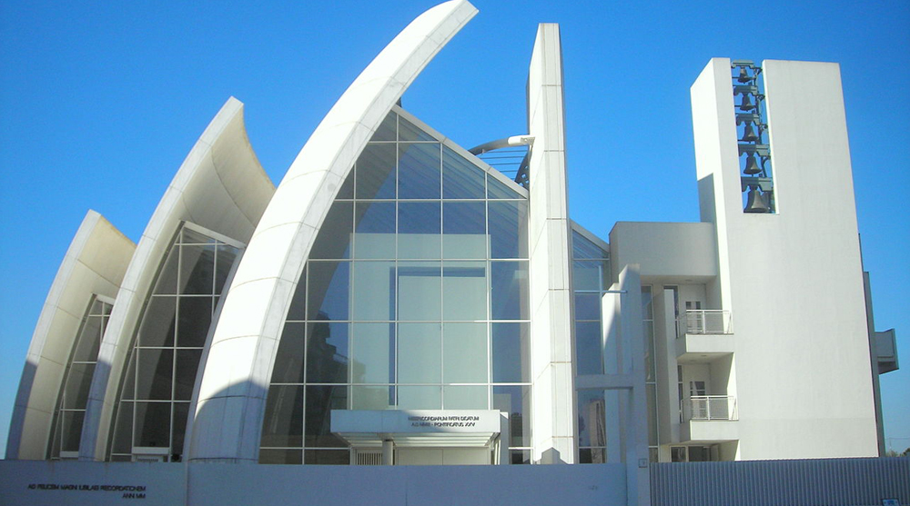 jubilee church modern roman architecture concrete walls